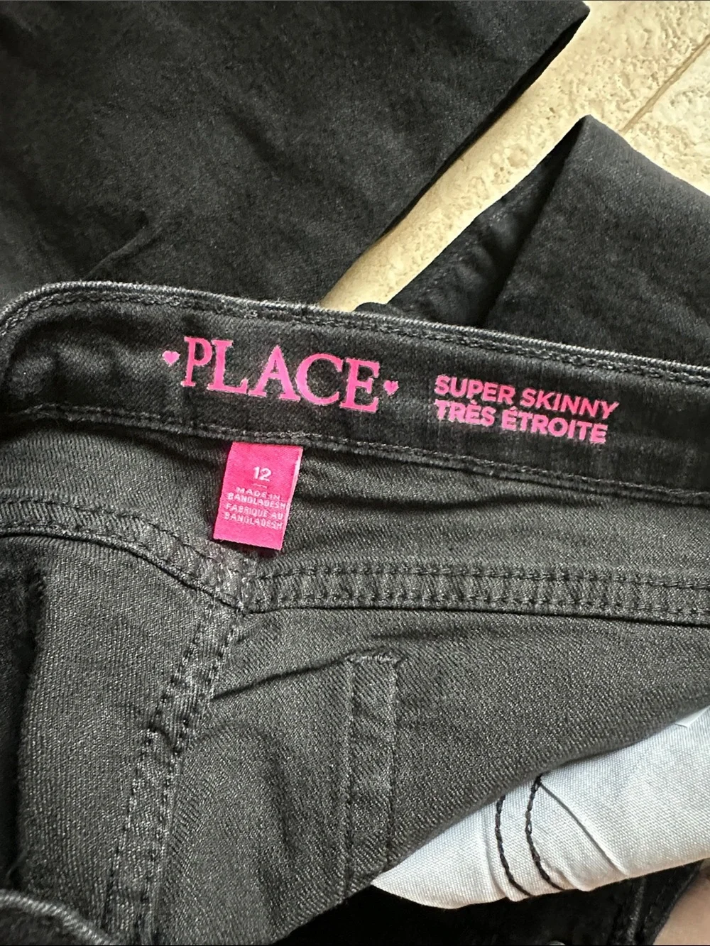 Lot of Girl Jeans - Black, Light Blue, Dark Blue